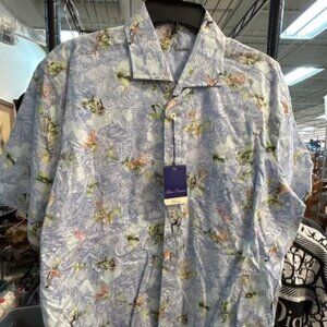 Alan Flusser Short-Sleeve Button-Up Shirt